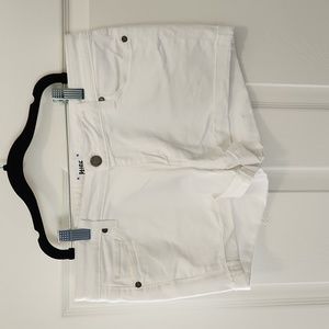 Paige Jimmy Jimmy 26 white denim shorts